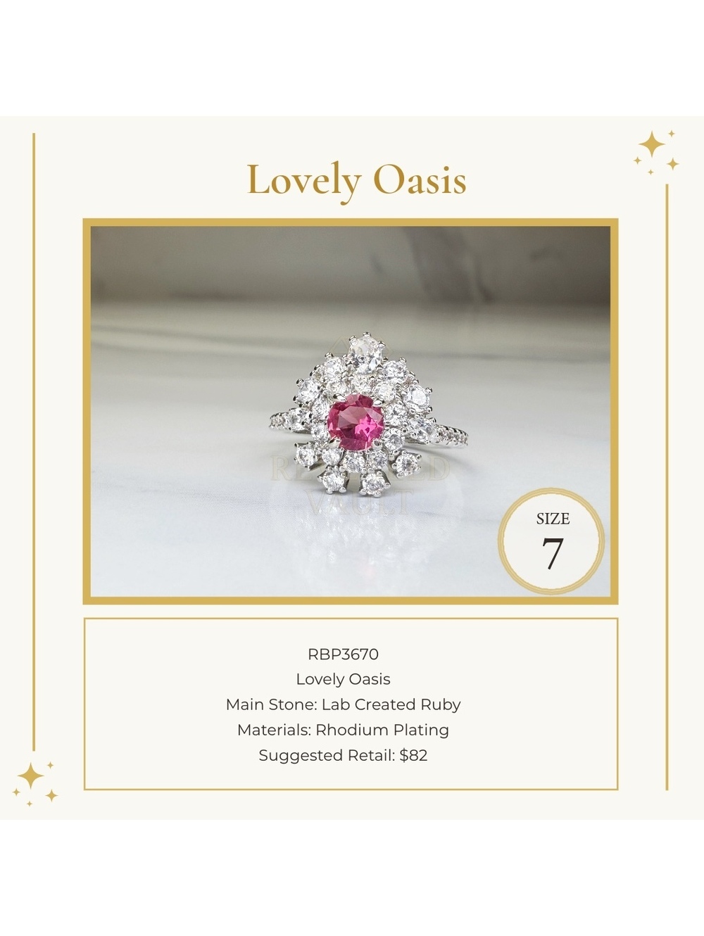 Lovely Oasis - Size 7 -July Birthday